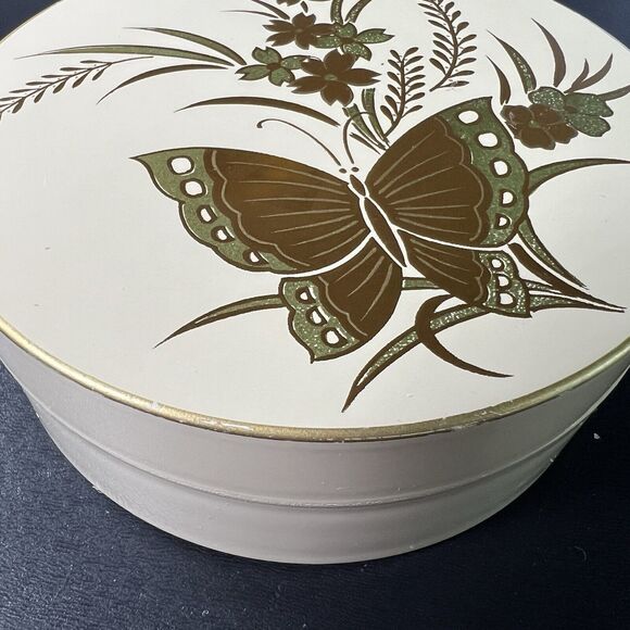Otagiri Japan Cho-Cho Gold Vintage Butterfly Lacquerware Coaster Set - Picture 13 of 16